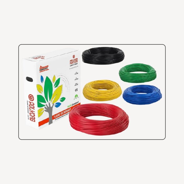 10mm 2 Core 1100V Aluminum Solid PVC Service Cable Type A