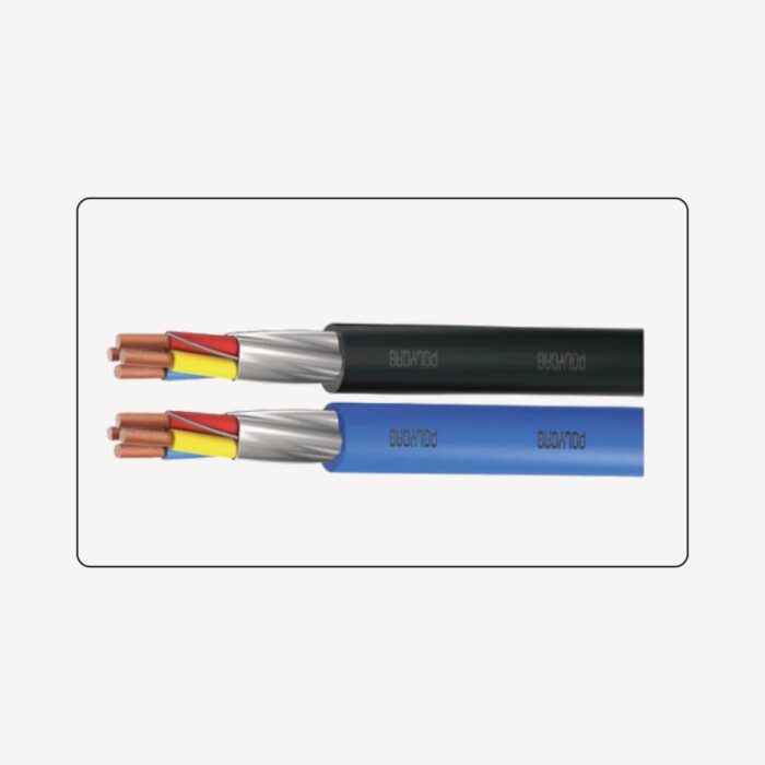 Polycab 0.5 Sqmm 1 Pair (2 Core) PVC Insulated Armoured Instrumentation Cable