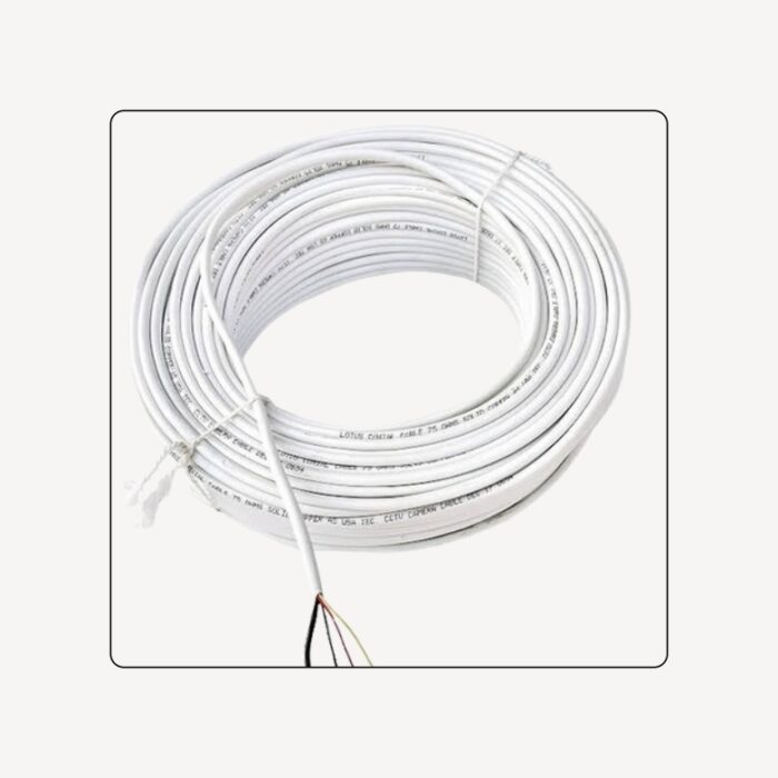 RG59 CCTV Cable 0.5mm 3 Core 300V Copper Solid HDPE